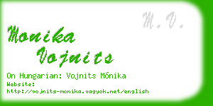 monika vojnits business card